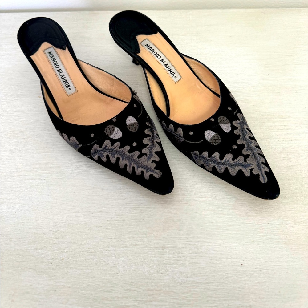 Gorgeous Manolo Blahnik mules